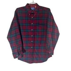 Pendleton Shirt Mens Large Multicolor Wool Plaid Flannel Long Sleeve Vintage Y2K